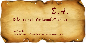Dániel Artemíszia névjegykártya